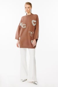 Ghisa Triko Tunik 4821 - KAHVE