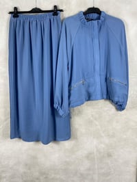 Ghisa Tunik Etek Takımı 3803 - MAVİ