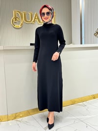 İnvee 7055 Elbise  - SİYAH