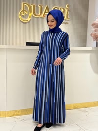İnvee Piyano Elbise 6407 - LACİVERT