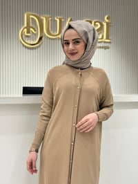 İnvee Yusufcuk Detaylı Hırka 6898 - CAMEL