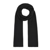 İpekevi Dört Mevsim Siyah Monogram Şal 4356 - SİYAH