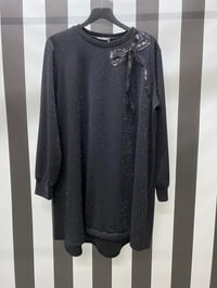 Kurdele Detaylı Bluz 7324 - SİYAH