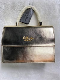 La Boutique İncili Çanta 7134 - altın