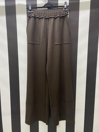 Lastikli Pantolon 8039 - KAHVE