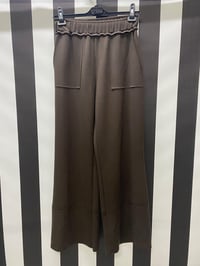 Lastikli Pantolon 8039 - KAHVE