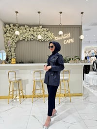 Lisa Trençkot 5046-L - LACİVERT