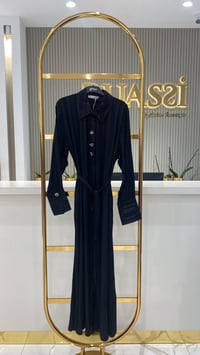 Lissmore Büyük Beden Elbise 5830 - SİYAH