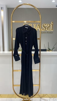 Lissmore Büyük Beden Elbise 5830 - SİYAH