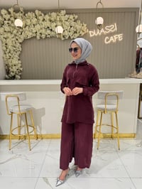 Misswhence 37007 Takım  - BORDO