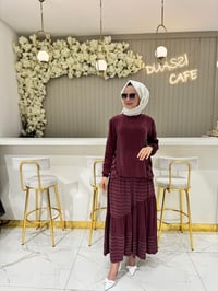 Misswhence 37016 Takım  - BORDO