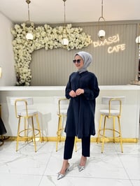 Misswhence 37315 Gömlek  - LACİVERT