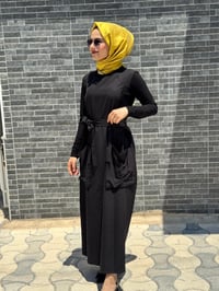 Misswhence Elbise 37814-Sİ - SİYAH