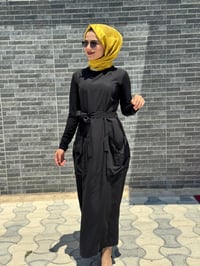 Misswhence Elbise 37814-Sİ - SİYAH