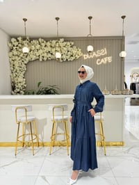 Misswhence Elbise 37842-L - LACİVERT