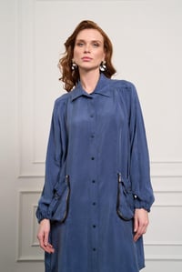 Misswhence Gömlek 37302-İ - İNDİGO