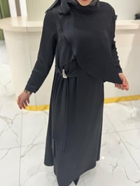 Müsemma Aylin Elbise  - Siyah