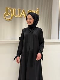Müsemma Derin Elbise  - SİYAH