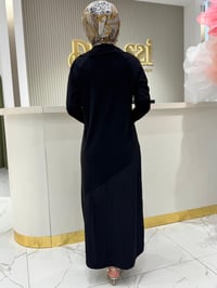 Müsemma Selen Elbise  - Siyah