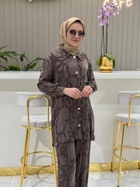 Müsemma Simay Takım 3788 - KAHVE