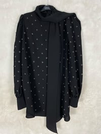 My312 İncili Taşlı Tunik 8208 - SİYAH
