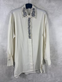 My312 İşlemeli Abiye Tunik 8244 - EKRU