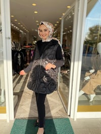 My312 Kapitoneli Yelek 9303 - SİYAH