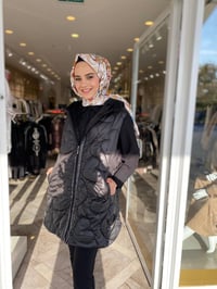 My312 Kapitoneli Yelek 9303 - SİYAH