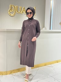 Nuss 512 Hırka  - KAHVE