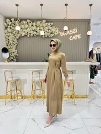 Nuss Elbise 2042-C - CAMEL