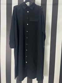 Omuz Püskül İşlemeli Kap 9605 - SİYAH