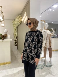 On Triko Kazak 45360 - SİYAH