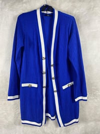 On Triko Şerit Detaylı Hırka 36985 - SAKS