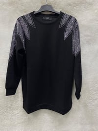 On Triko Sweat 47317 - SİYAH