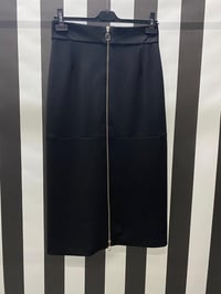 Önü Fermuarlı Spor Etek 5440 - SİYAH