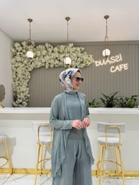 Ophelia Fırfırlı Üçlü Takım 3015-Y - YEŞİL