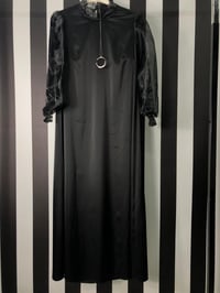 Organze Elbise 82 - SİYAH