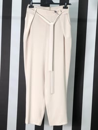 Pileli Rahat Kesim Pantolon 5537 - BEJ