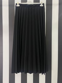 Piliseli Safir Krep Etek 802 - SİYAH