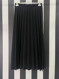 Piliseli Safir Krep Etek 802 - SİYAH