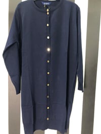Rayon Düğmeli Hırka 706 - LACİVERT