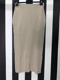 Rayon Düz Lastikli Kalem Etek 103 - BEJ