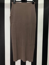 Rayon Düz Lastikli Kalem Etek 103 - KAHVE
