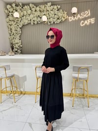 Seçil 10002521311006 Günlük Elbise  - SİYAH