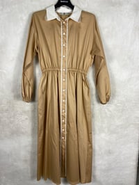 Seçil Beli Kuşaklı Elbise 1018 - TAŞ