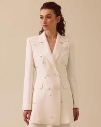 Seçil Blazer Takım 1015 - EKRU