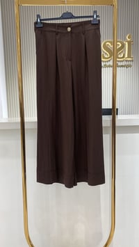 Sentez 5636 Abelia Kısa Geniş Paça Pantolon
