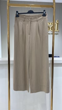 Sentez 5636 Abelia Kısa Geniş Paça Pantolon