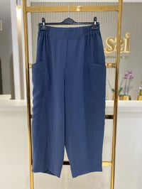 Sentez Kanguru Kanvas Pantolon 5587 - MAVİ