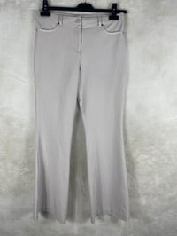 Sentez Kanvas İspanyol Paça Pantolon 5531 - GRİ